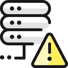 Server Warning 1 Icon from Ultimate Colors Set