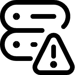 Server Warning Icon from Ultimate Regular Set