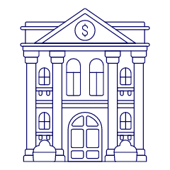 Bank 1 Illustration from UX Line Set