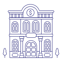 Bank 2 Illustration from UX Line Set