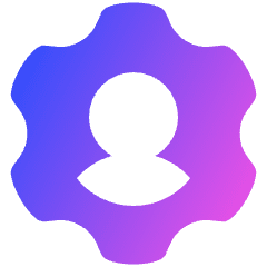 Account Setting Icon from Plump Gradient Set