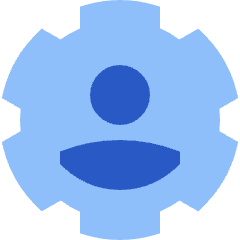 Account Setting Icon from Sharp Flat Set
