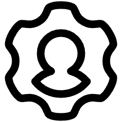 Account Setting Icon from Plump Line Set