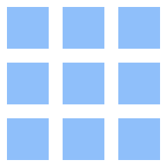 Application Drawer Icon from Sharp Flat Set