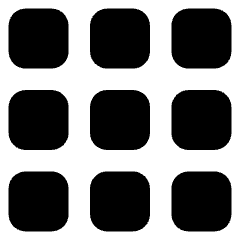 Application Drawer Icon from Core Solid Set