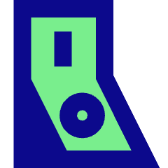 Button Power Switch Off Icon from Sharp Pop Set