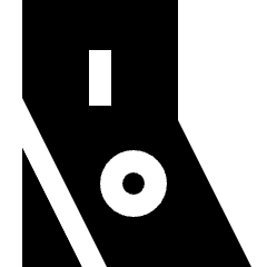 Button Power Switch Off Icon from Sharp Solid Set