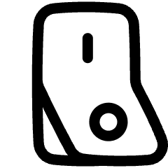 Button Power Switch On Icon from Plump Line Set