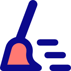 Clean Broom Wipe Icon from Core Pop Set