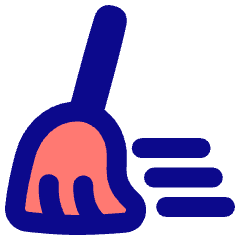 Clean Broom Wipe Icon from Plump Pop Set