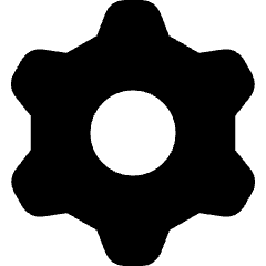 Cog 1 Icon from Core Solid Set