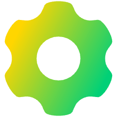 Cog 1 Icon from Plump Gradient Set