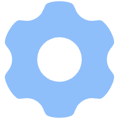Cog 1 Icon from Plump Flat Set
