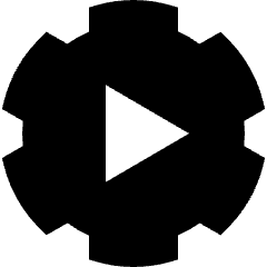 Cog Automation Icon from Sharp Solid Set