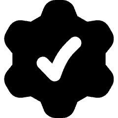 Cog Automation Gear Check Icon from Flex Solid Set