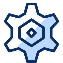 Cog Icon from Cyber Duotone Set