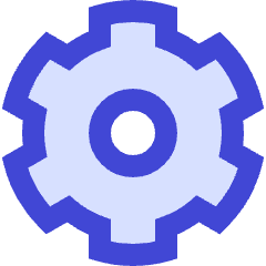 Cog Icon from Sharp Duo Set