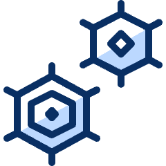 Cog Double 1 Icon from Cyber Duotone Set