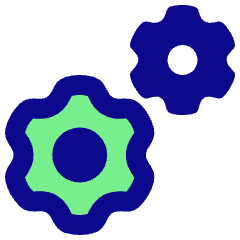 Cog Double Icon from Plump Pop Set