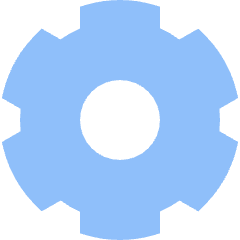 Cog Icon from Sharp Flat Set