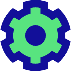 Cog Icon from Sharp Pop Set