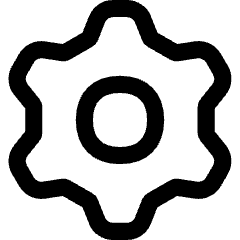 Cog Icon from Flex Line Set
