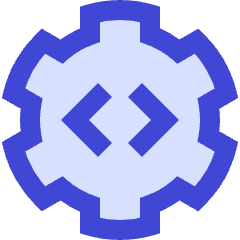 Cog Source Code Gear Icon from Sharp Duo Set