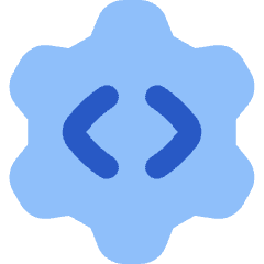 Cog Source Code Gear Icon from Flex Flat Set