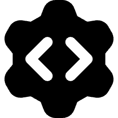 Cog Source Code Gear Icon from Core Solid Set