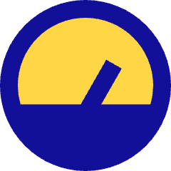 Dashboard Gauge 1 Icon from Sharp Pop Set