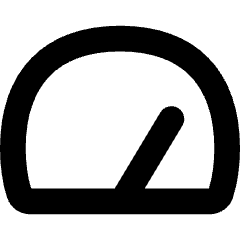 Dashboard Gauge 2 Icon from Flex Solid Set