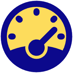 Dashboard Gauge High 1 Icon from Plump Pop Set