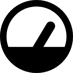 Dashboard Gauge High 1 Icon from Core Remix Set