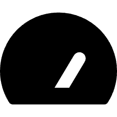 Dashboard Gauge High 2 Icon from Core Solid Set