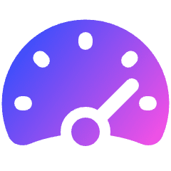 Dashboard Gauge High 2 Icon from Plump Gradient Set