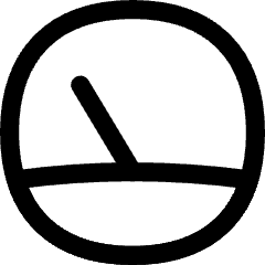 Dashboard Gauge Low 1 Icon from Flex Line Set