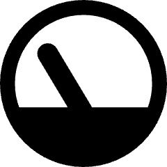 Dashboard Gauge Low 1 Icon from Core Remix Set