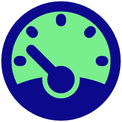Dashboard Gauge Low 1 Icon from Plump Pop Set