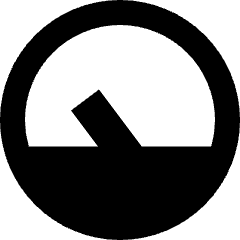Dashboard Gauge Low 1 Icon from Sharp Remix Set
