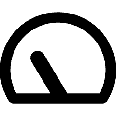 Dashboard Gauge Low 2 Icon from Core Remix Set
