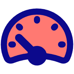 Dashboard Gauge Low 2 Icon from Plump Pop Set