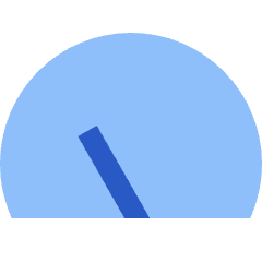 Dashboard Gauge Low 2 Icon from Sharp Flat Set