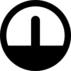 Dashboard Gauge Medium 1 Icon from Core Remix Set