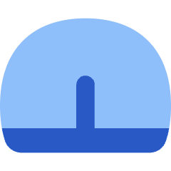 Dashboard Gauge Medium 2 Icon from Flex Flat Set