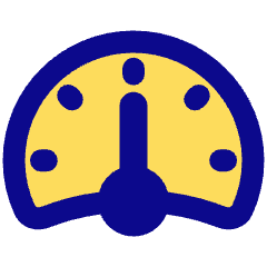 Dashboard Gauge Medium 2 Icon from Plump Pop Set