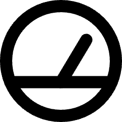 Gauge Dashboard 1 Icon from Micro Line Set