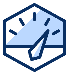 Gauge Icon from Cyber Duotone Set