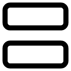 Hamburger Menu 2 Icon from Core Line Set