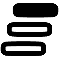 Hamburger Menu 3 Icon from Plump Remix Set