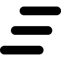 Hamburger Menu 3 Icon from Core Solid Set